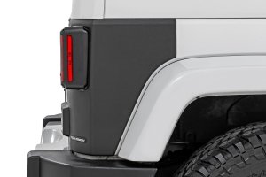 Jeep Wrangler Unlimited Trail Cladding - Rear Corners - Rough Country - '07-'18